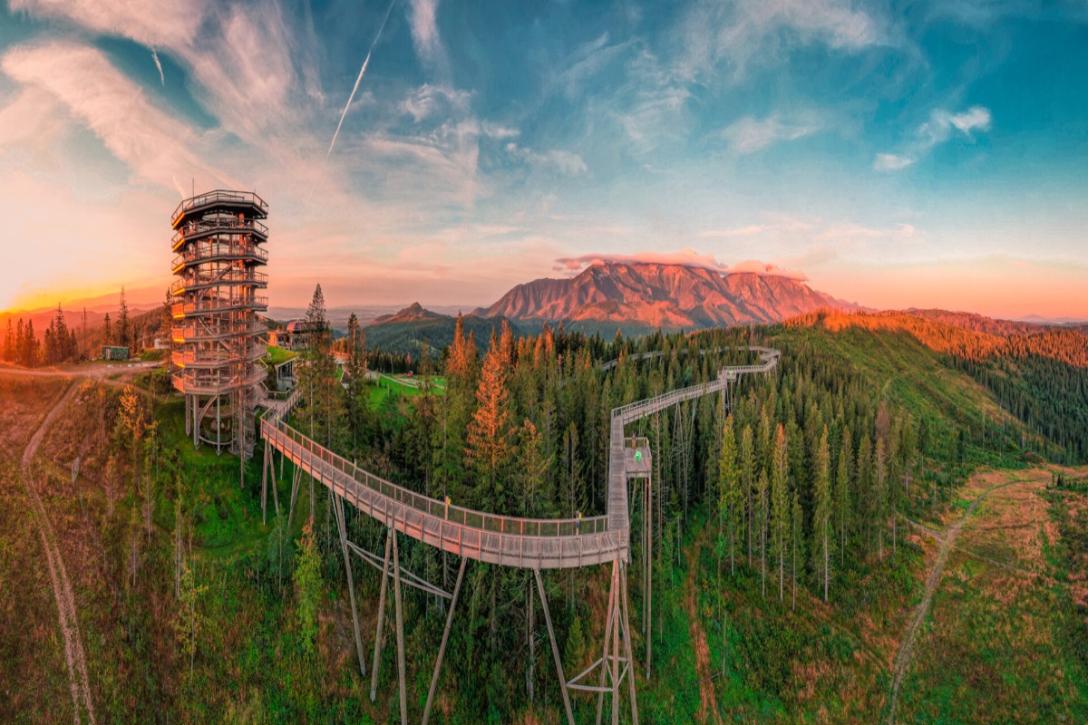 Bachledka widok całej ścieżki